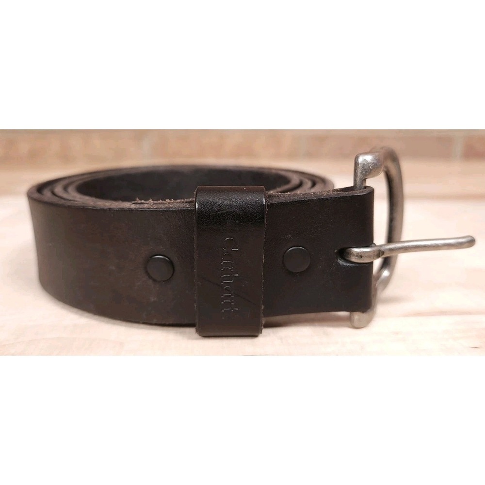Carhartt A91 Black Full Grain‎ Leather Work Belt Mens Size 48